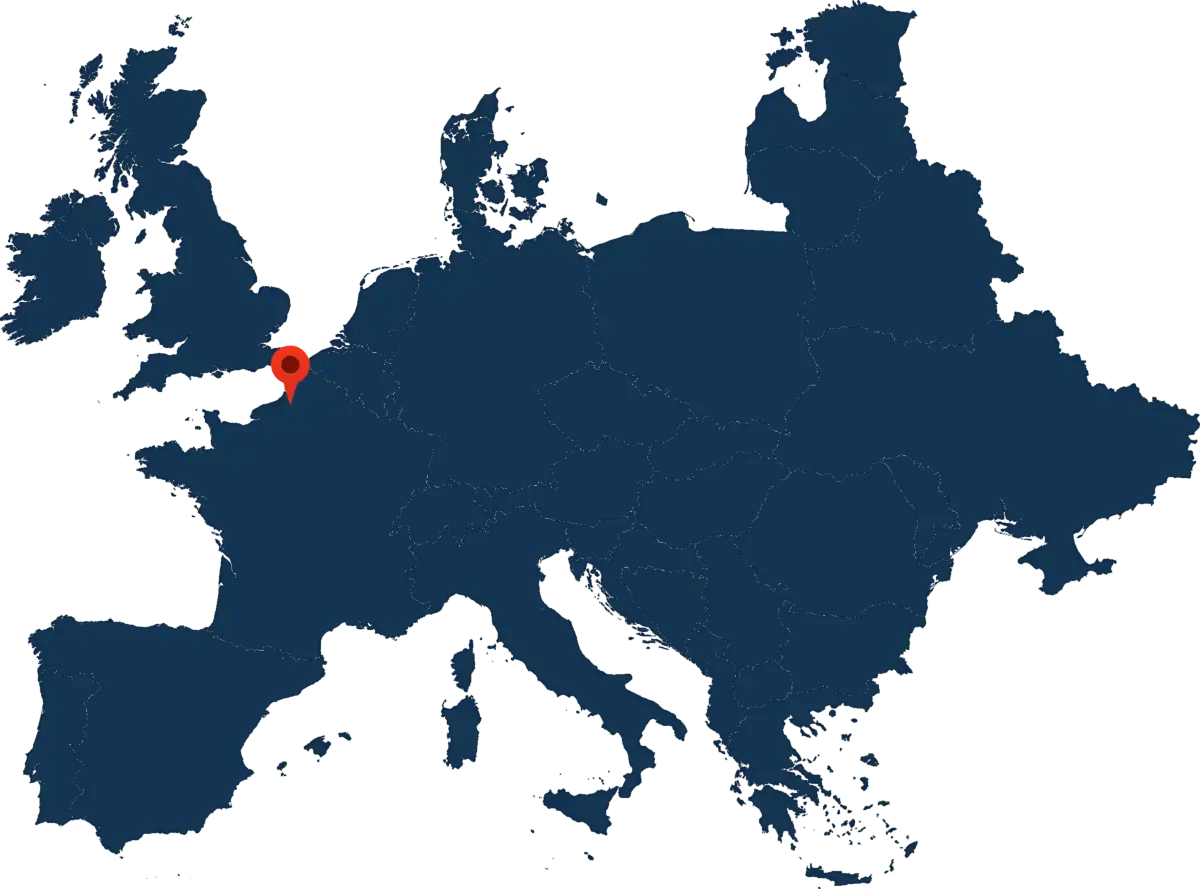 Position de l'atelier Condinov en Europe