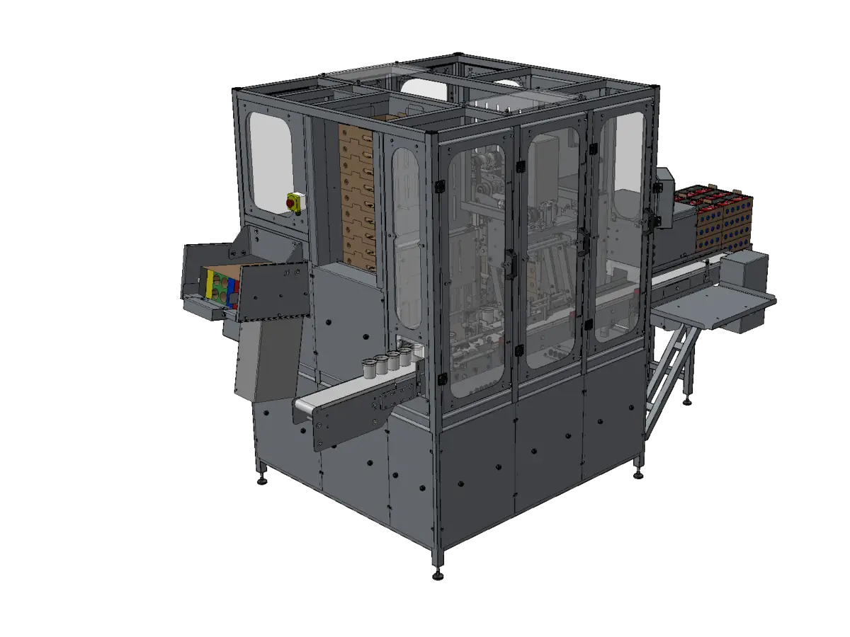 Suremballeuse - Entrée des pots